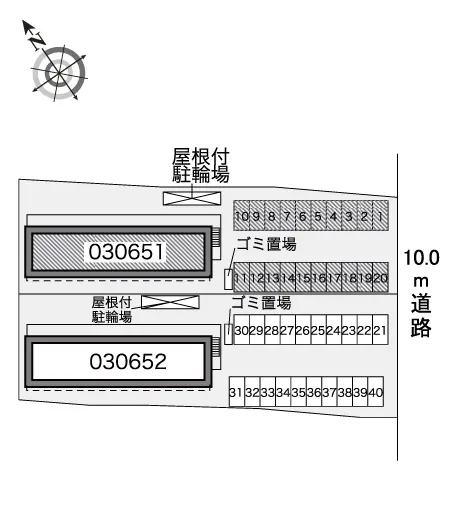 ★手数料０円★姫路市別所町佐土　月極駐車場（LP）